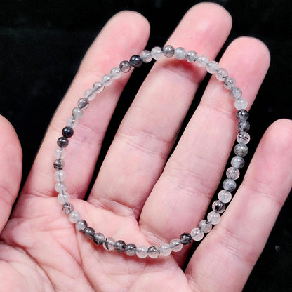 Black Rutilated Quartz Bracelet