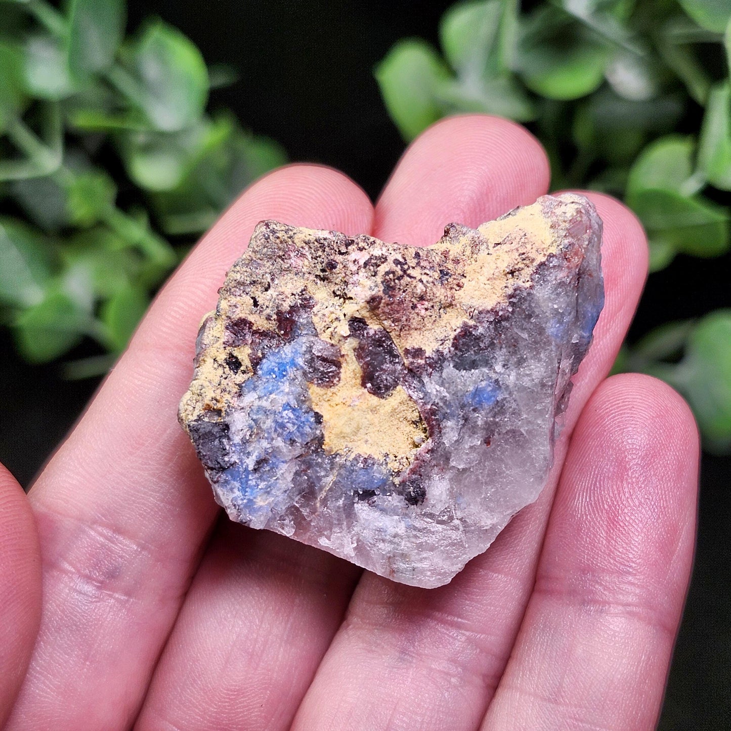 Papagoite Quartz Crystal