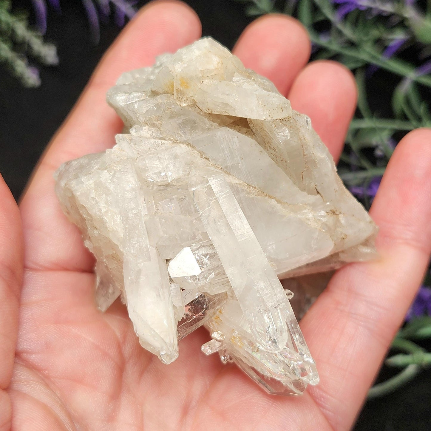 Lemurian Quartz Cluster 120g
