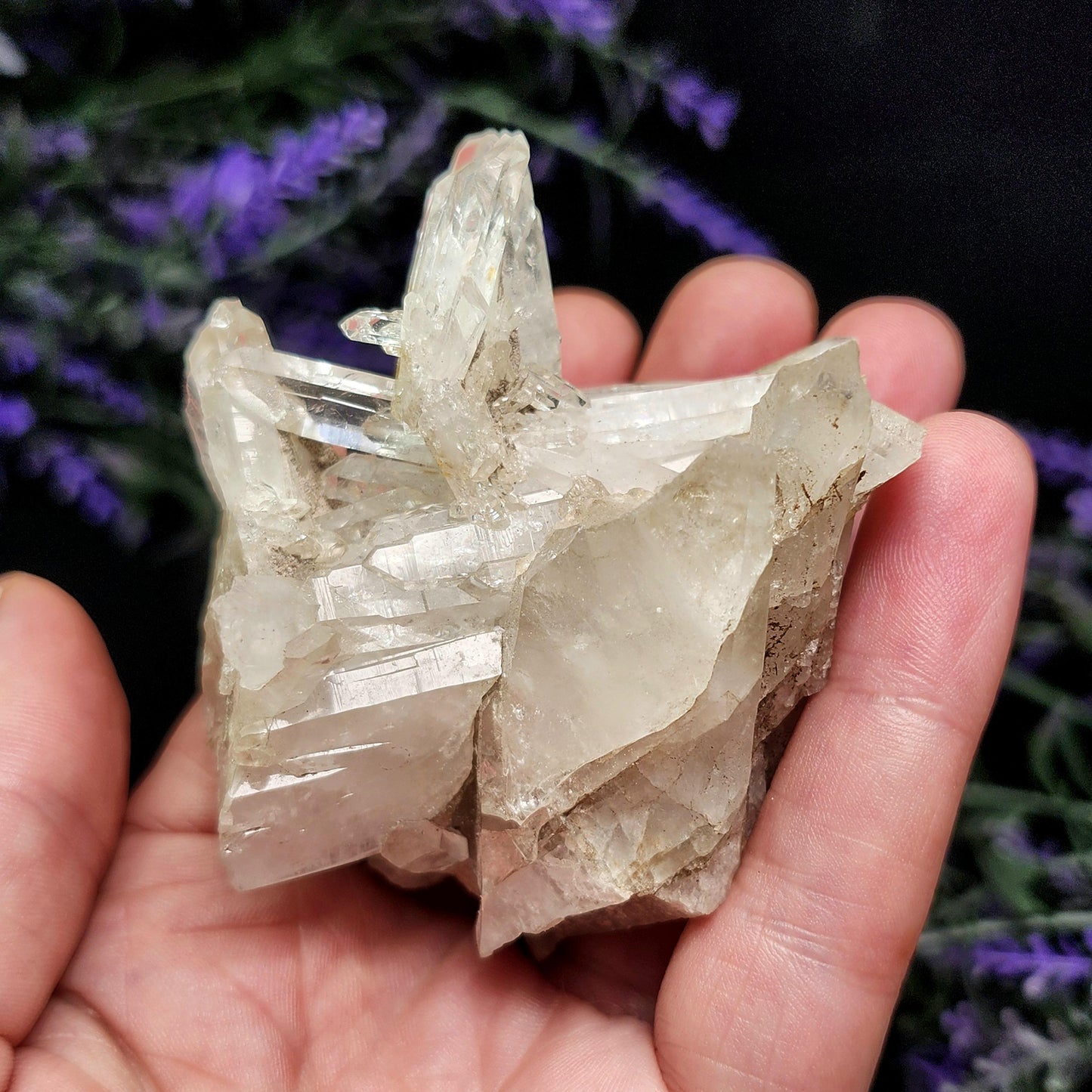 Lemurian Quartz Cluster 120g