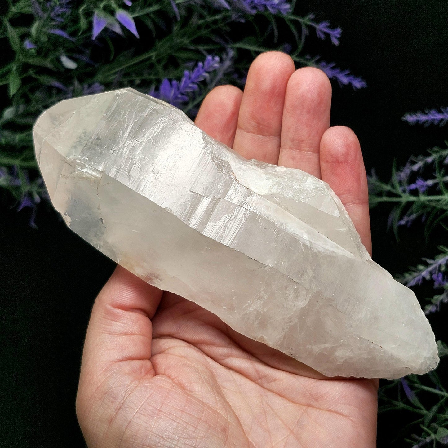 Lemurian Quartz Crystal 304g