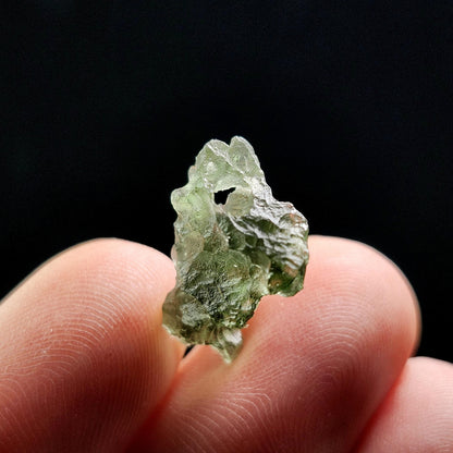 Moldavite with Natural HOLE