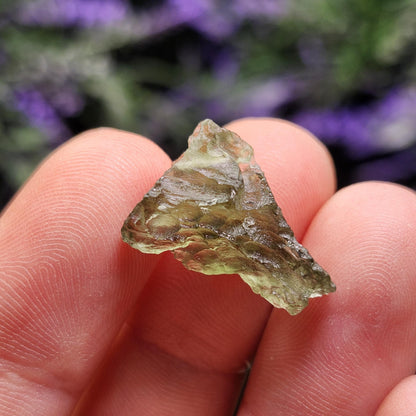Moldavite with Natural HOLE
