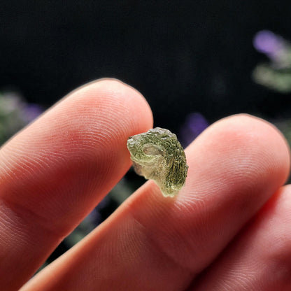 Moldavite with Natural HOLE
