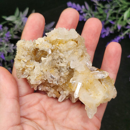 Lemurian Quartz Cluster 102g