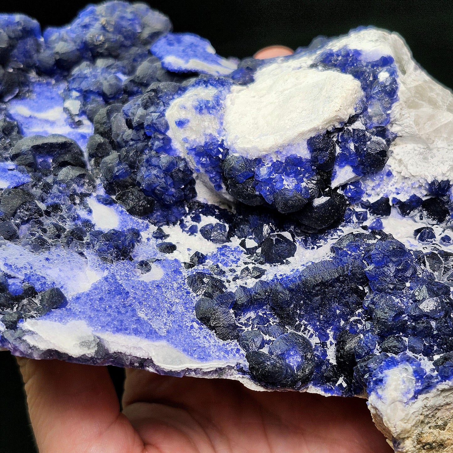HUGE Blue Fluorite Specimen 1.6lbs