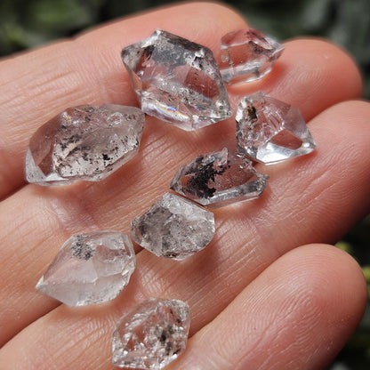 Black Herkimer Diamond with ANTHRAXOLITE