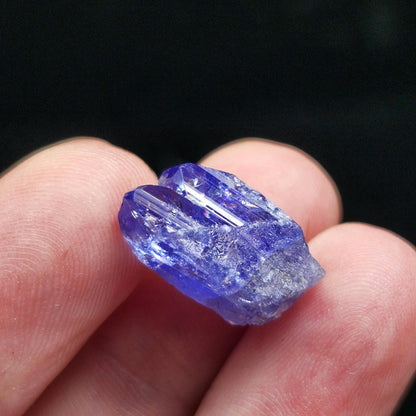 TWINNED Tanzanite Crystal 2.4g Parallel Growth