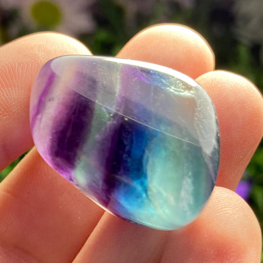 Rainbow Fluorite Crystal
