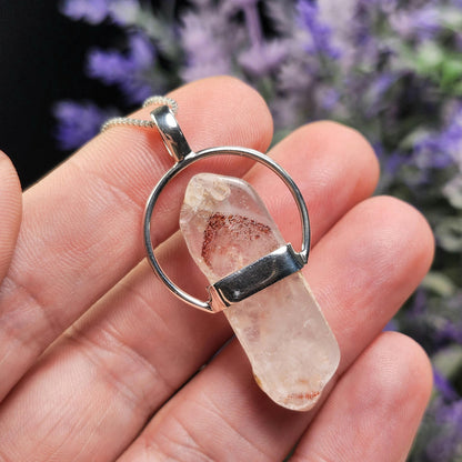 Red Phantom Quartz Pendant