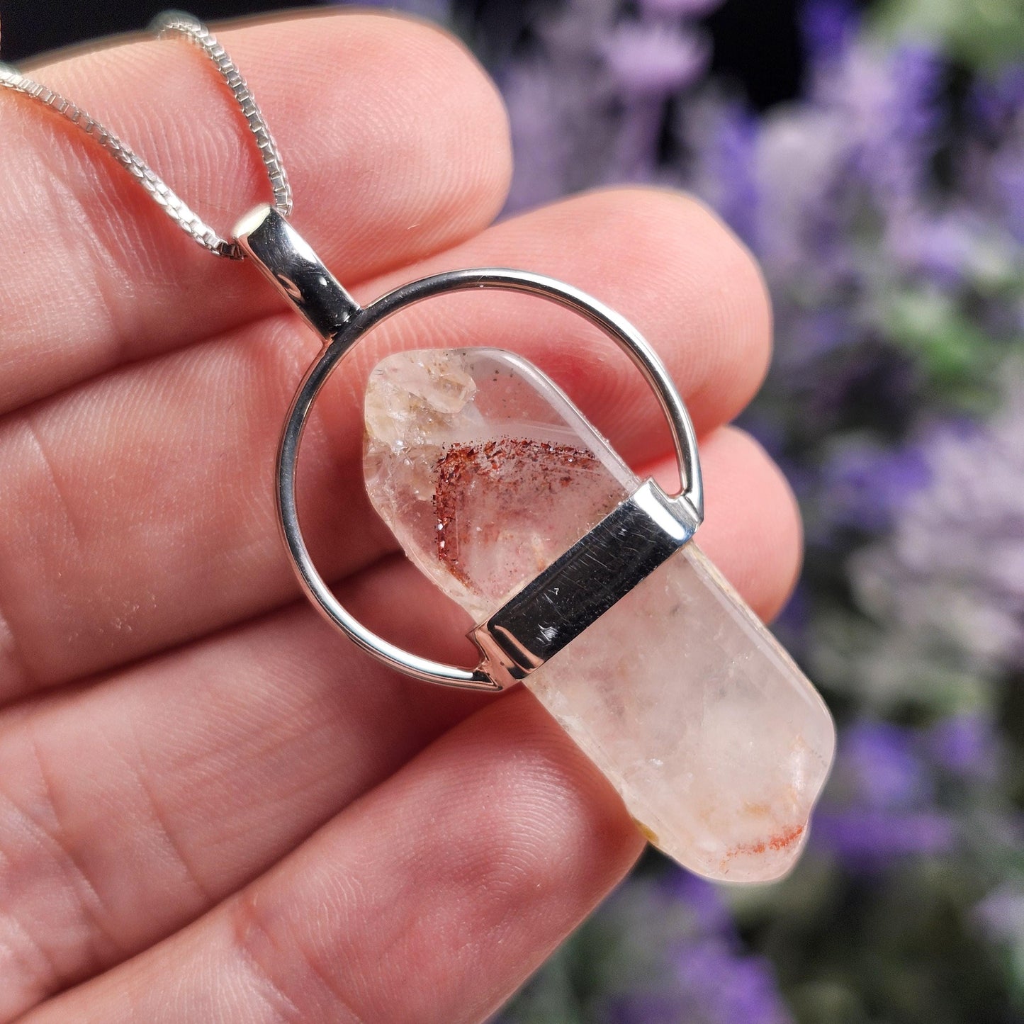 Red Phantom Quartz Pendant