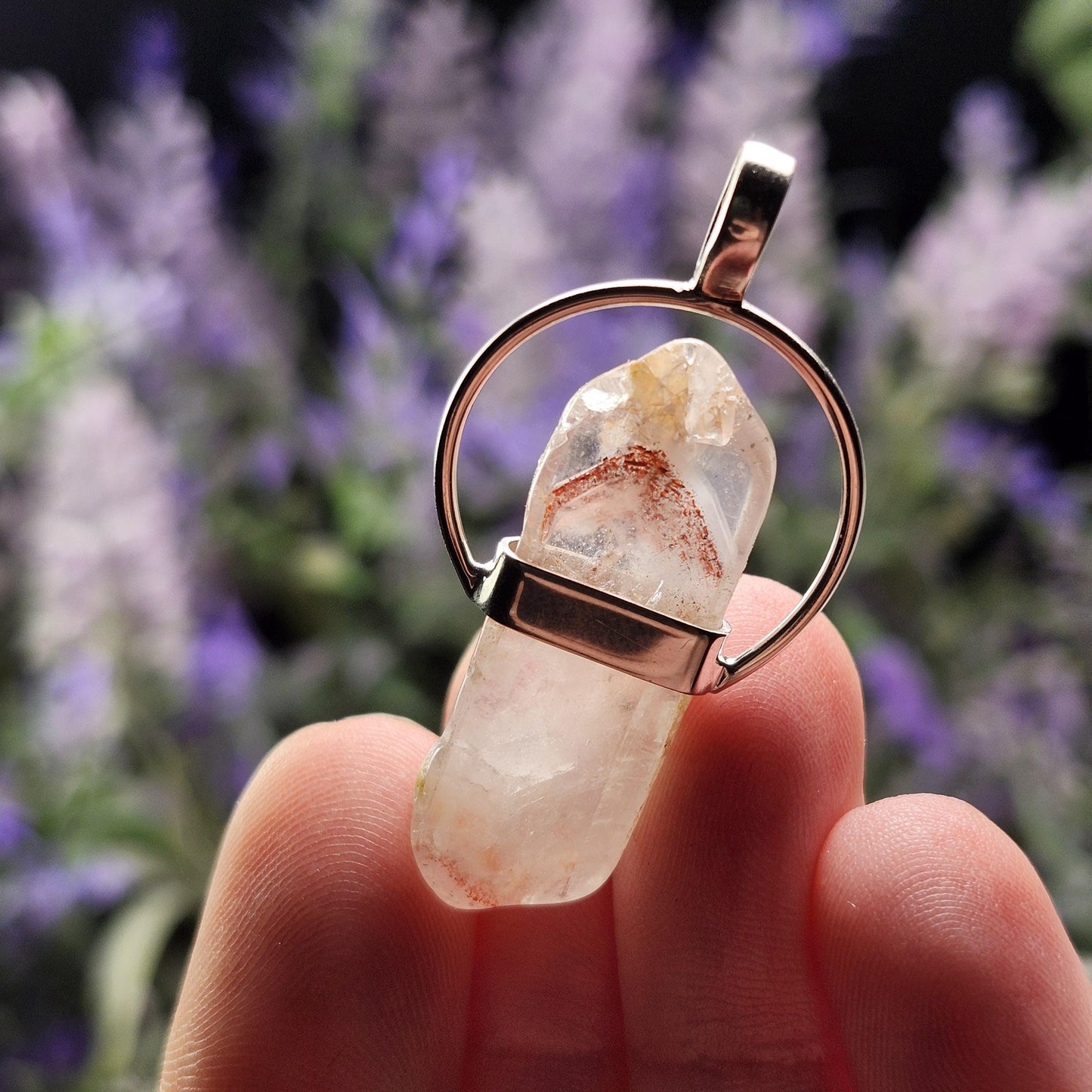 Red Phantom Quartz Pendant