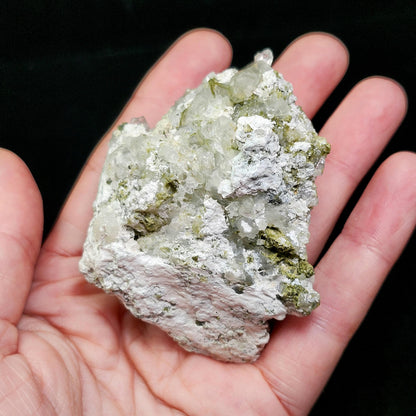 Dream Quartz Cluster, Epidote in Quartz Crystal