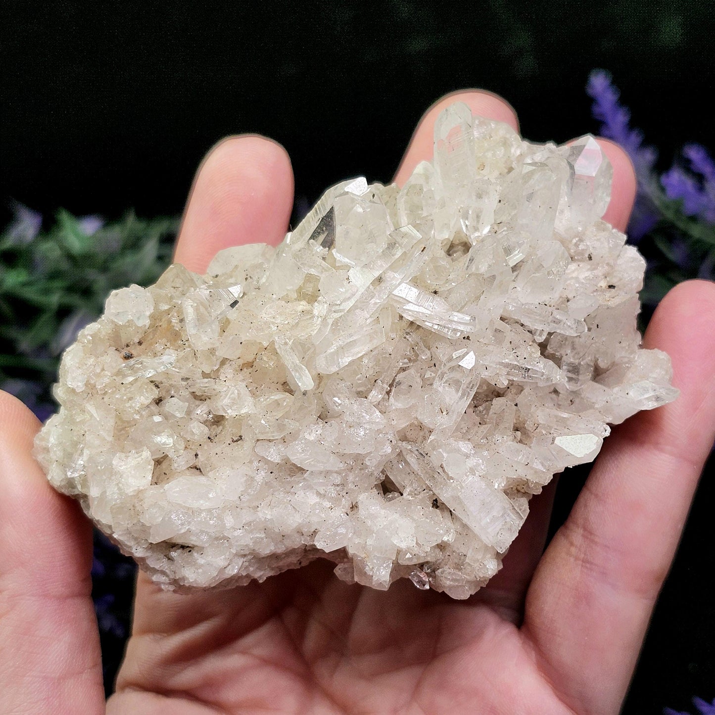 Lemurian Quartz Cluster 129g