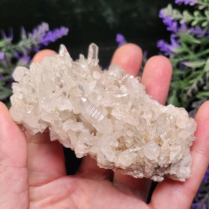 Lemurian Quartz Cluster 129g