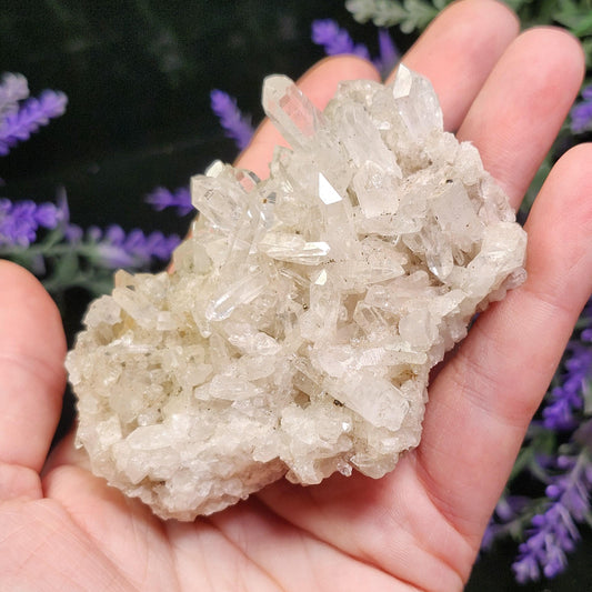 Lemurian Quartz Cluster 129g