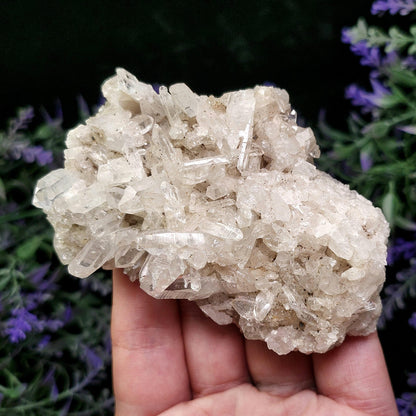 Lemurian Quartz Cluster 129g
