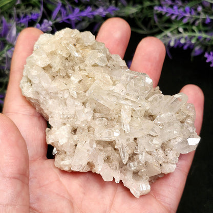 Lemurian Quartz Cluster 129g