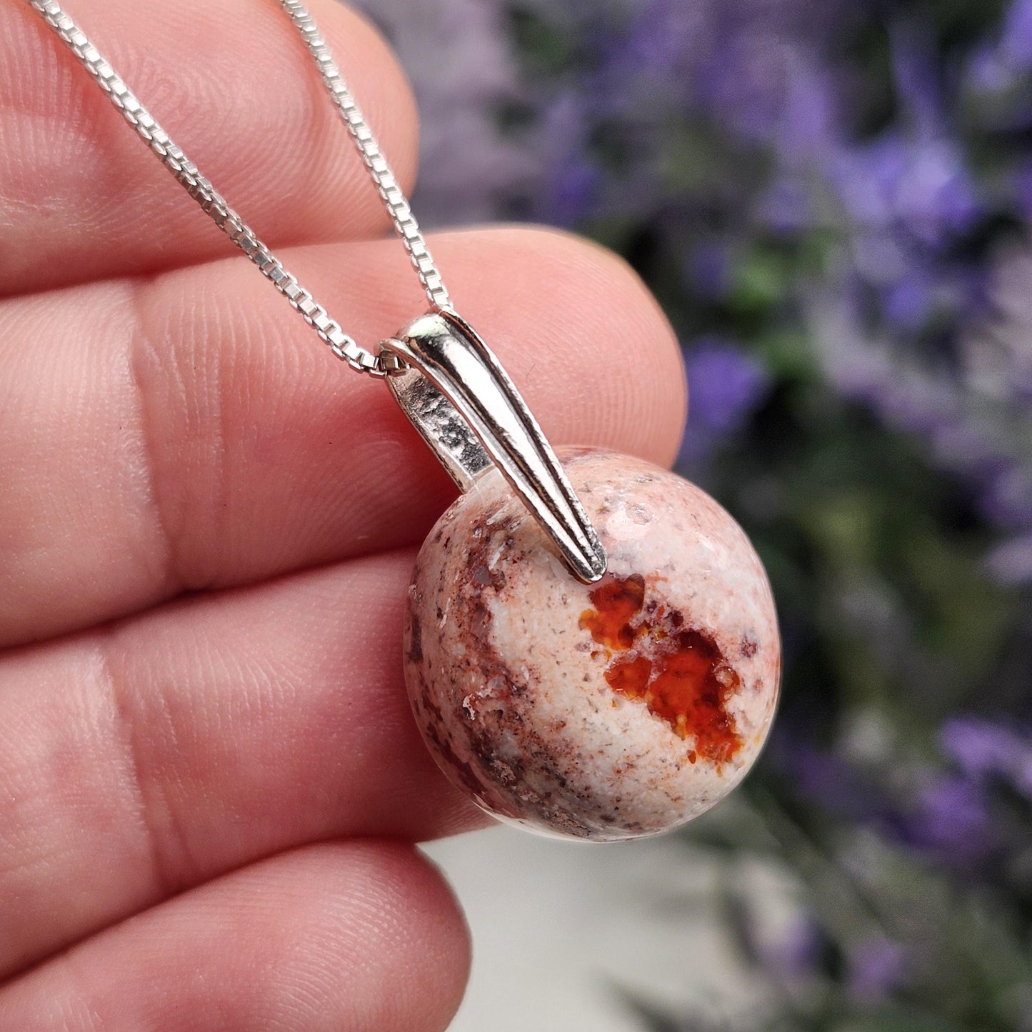 Mexican Fire Opal Pendant
