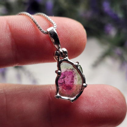 Watermelon Tourmaline Pendant