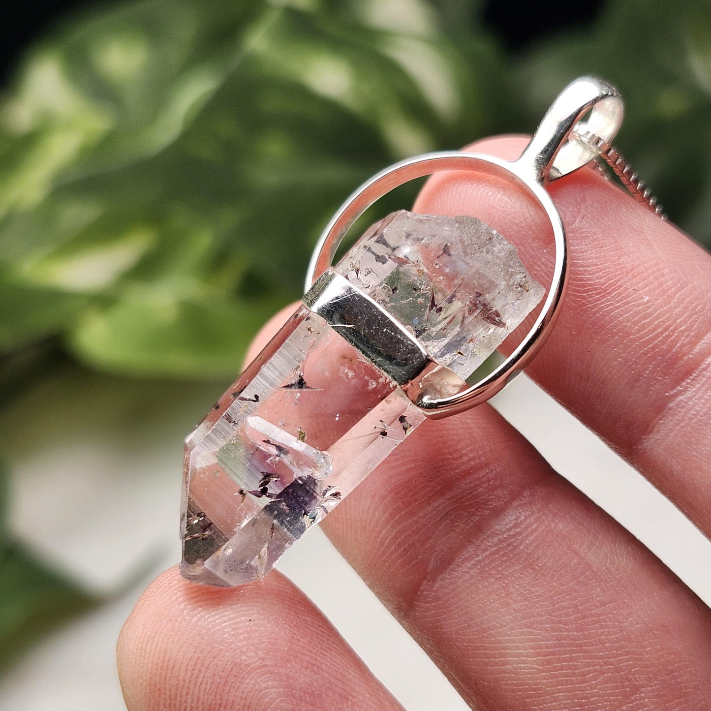 Brandberg Quartz Pendant