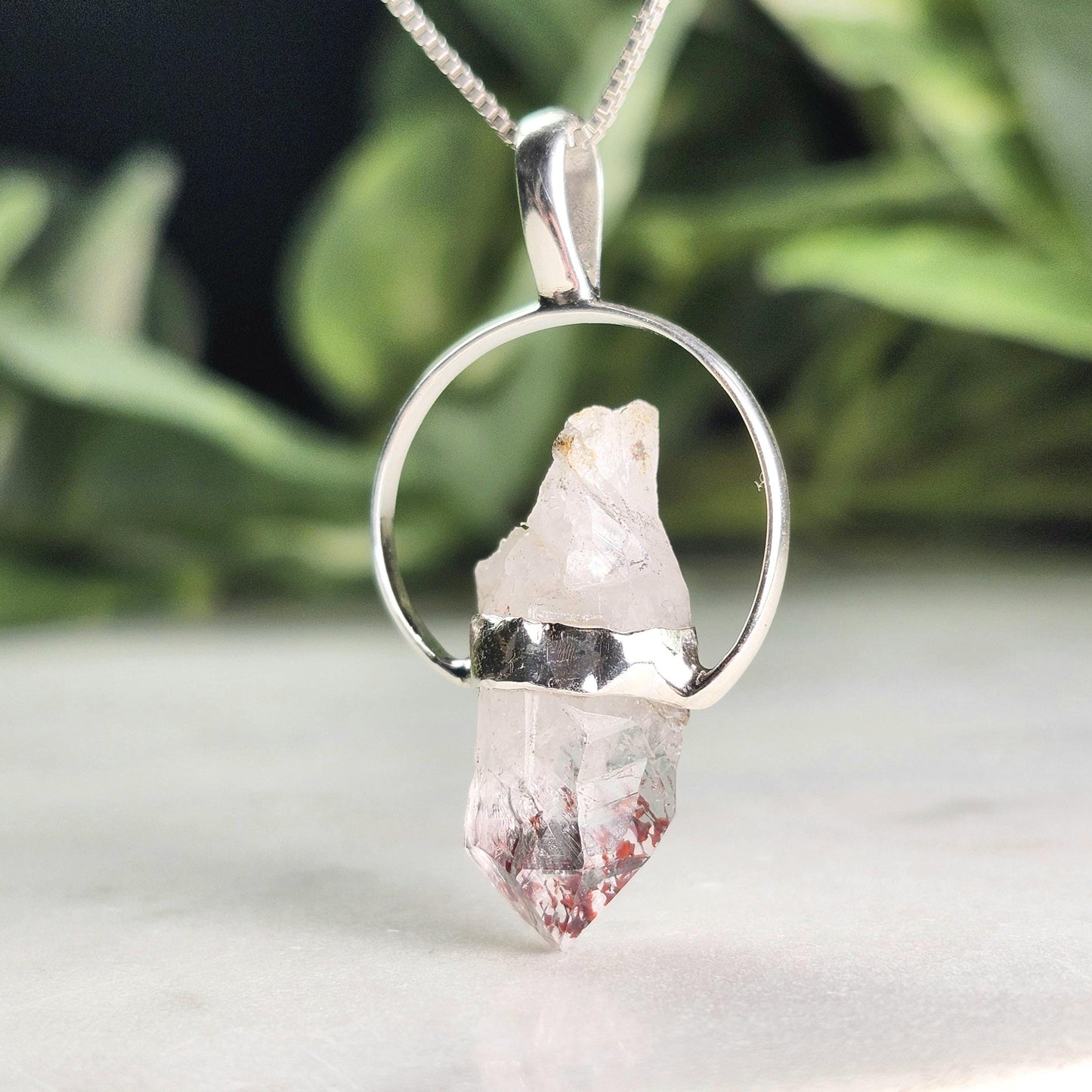 Brandberg Quartz Pendant
