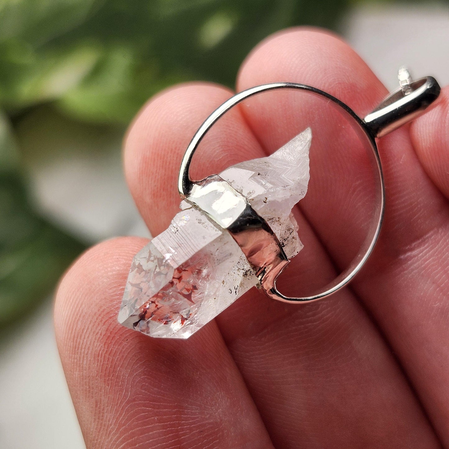 Brandberg Quartz Pendant