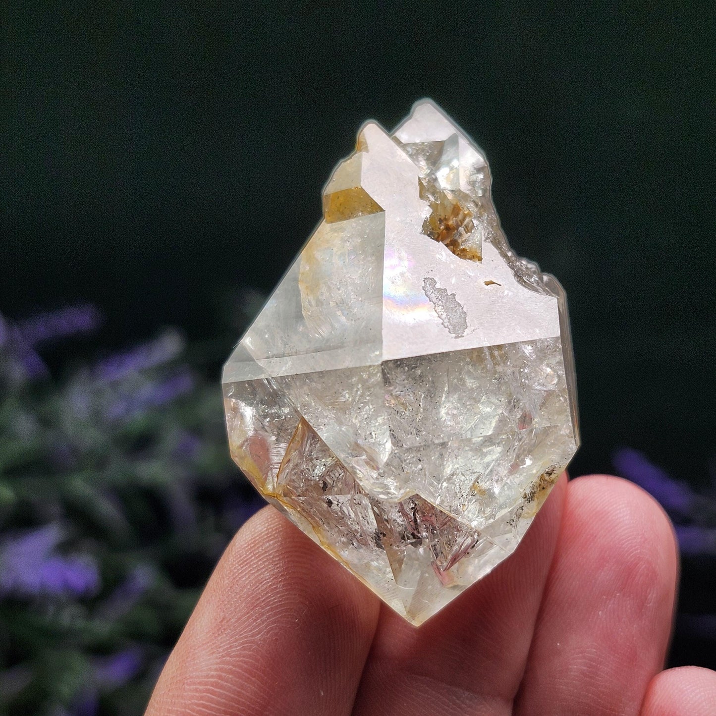 Golden Herkimer Diamond 36g