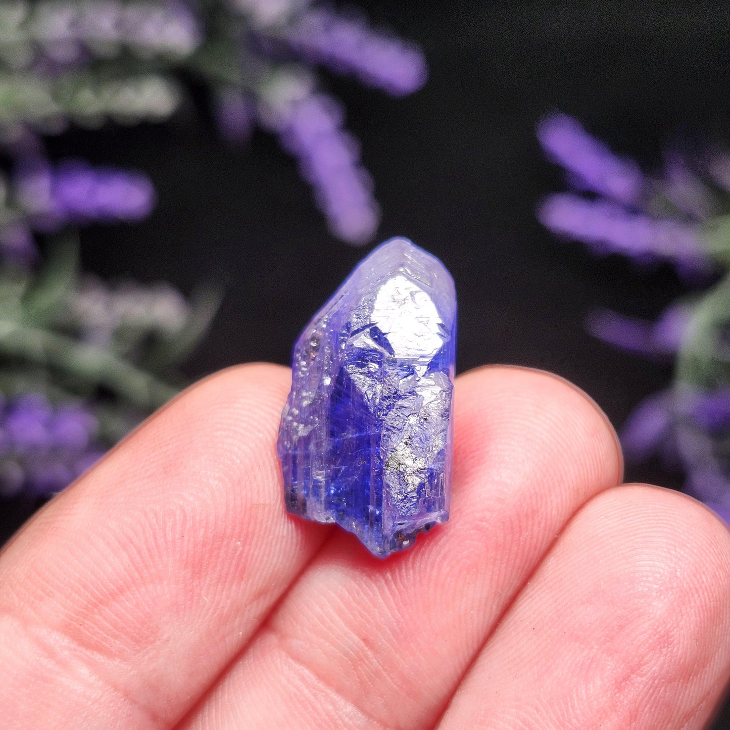 Blue Tanzanite Crystal 2.6g