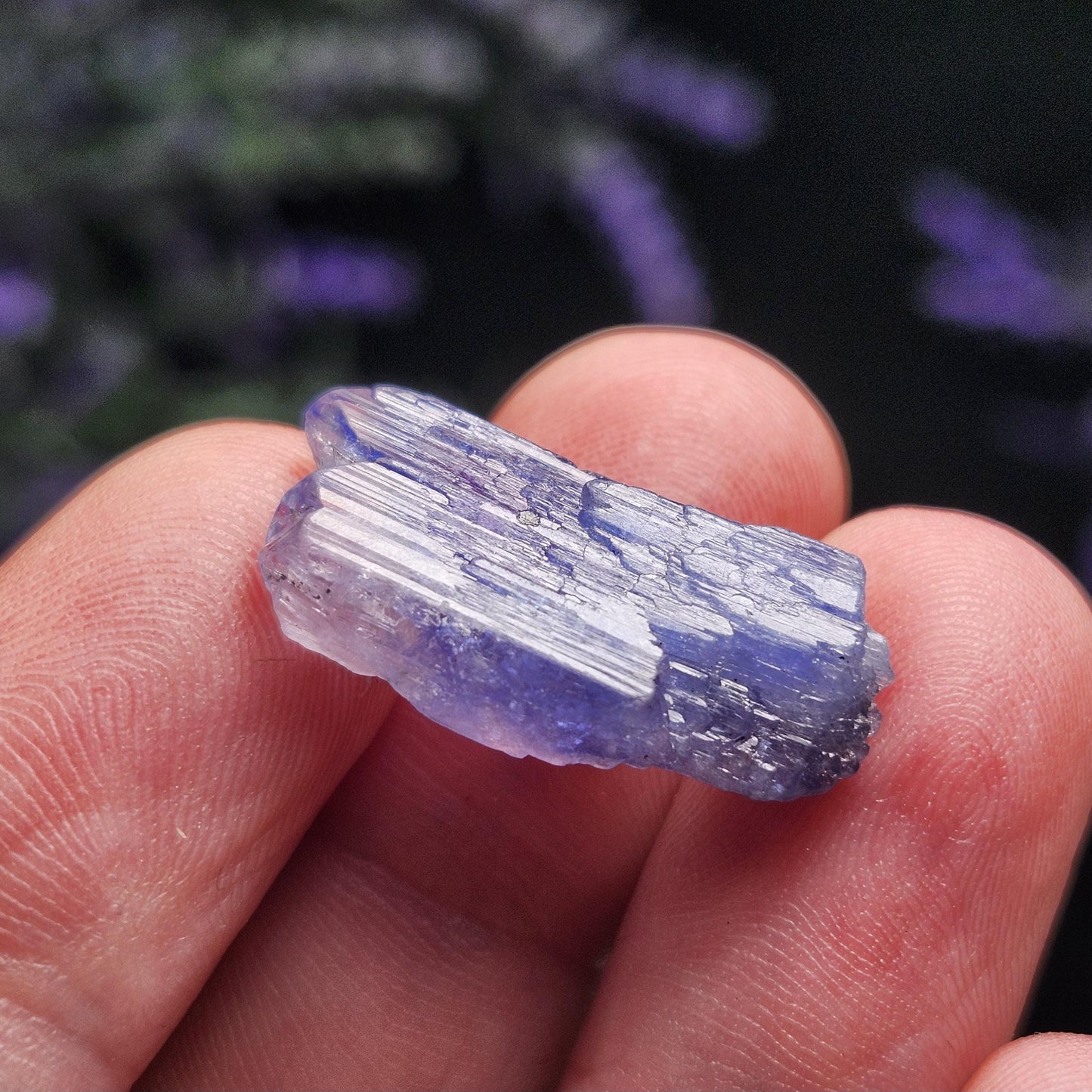 TWINNED Tanzanite Crystal 2.6g Parallel Growth