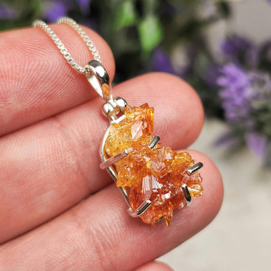 Orange Zincite Pendant