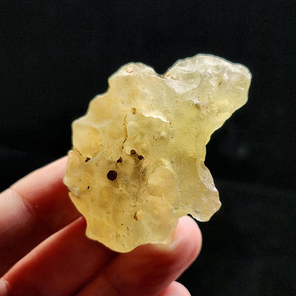 Libyan Desert Glass with Cristobalite Spheres 38.29g