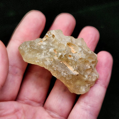 Libyan Desert Glass with Cristobalite Spheres 38.29g
