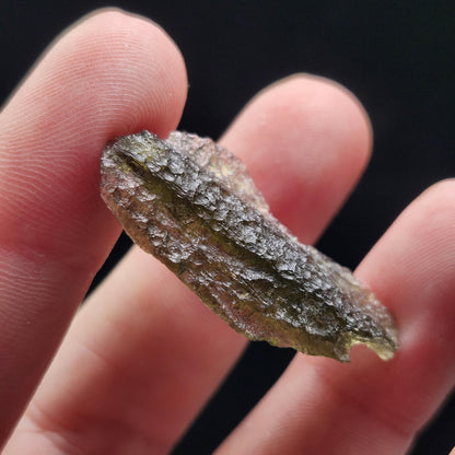 Moldavite Specimen with Sediment 2.3g