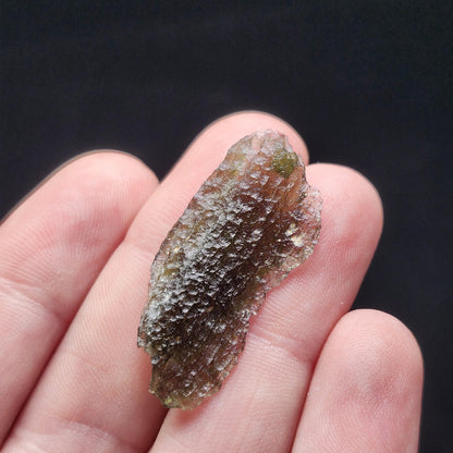 Moldavite Specimen with Sediment 2.3g