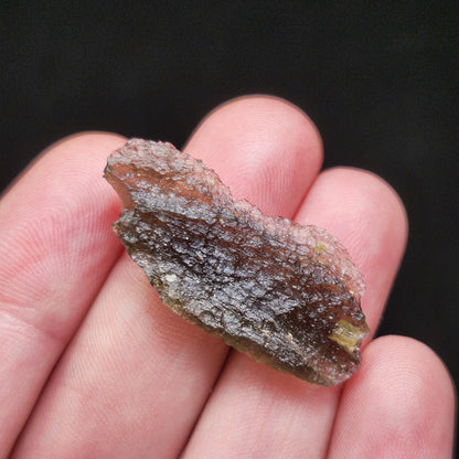 Moldavite Specimen with Sediment 2.3g