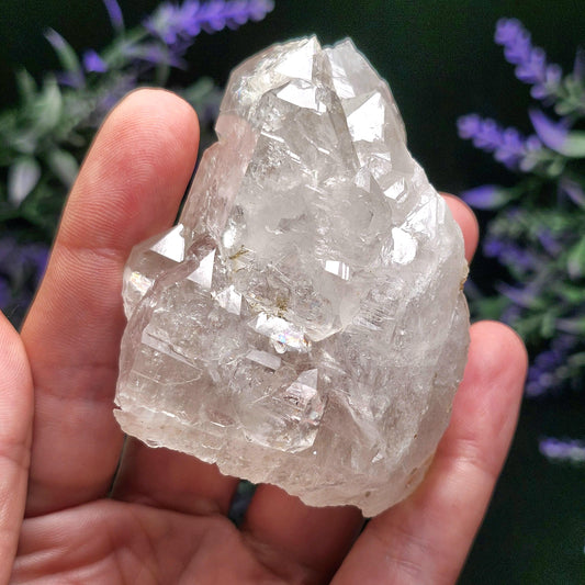 Swiss Elestial Quartz Crystal 157g