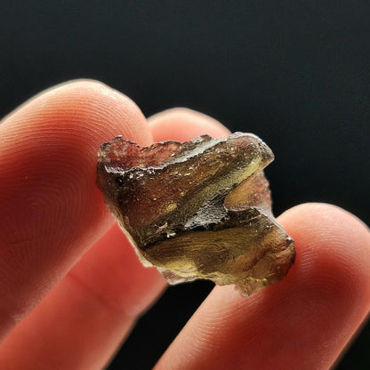 Genuine Moldavite Specimen 2.29g, Authentic Moldavite Tektite, Moldavite Crystal