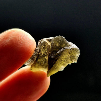 Genuine Moldavite Specimen 2.29g, Authentic Moldavite Tektite, Moldavite Crystal
