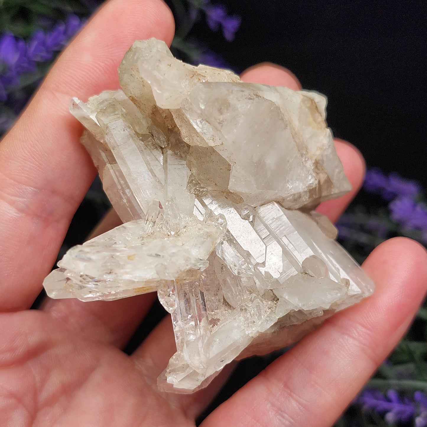 Lemurian Quartz Cluster 120g