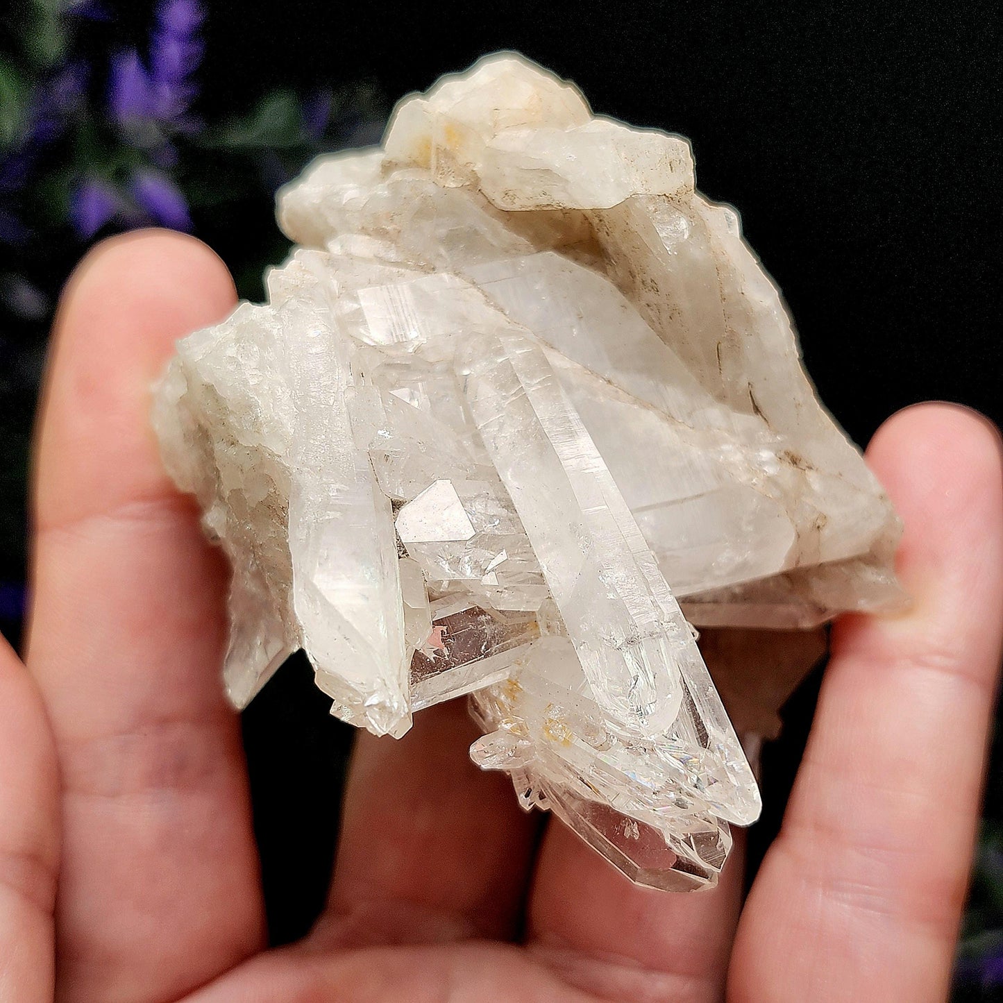 Lemurian Quartz Cluster 120g