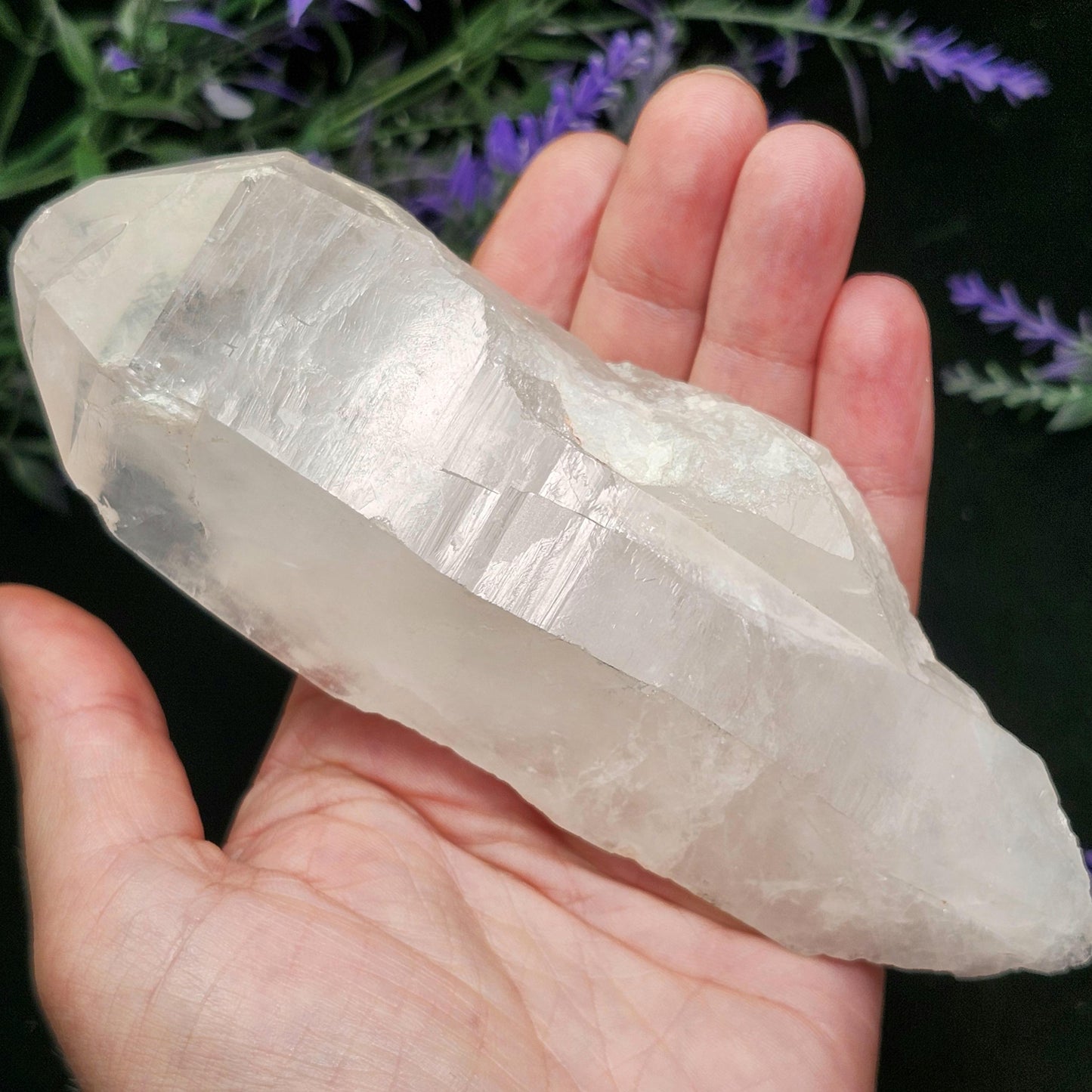 Lemurian Quartz Crystal 304g