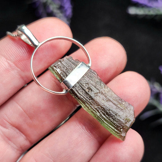 Moldavite Pendant