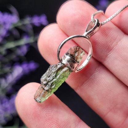 Moldavite Pendant