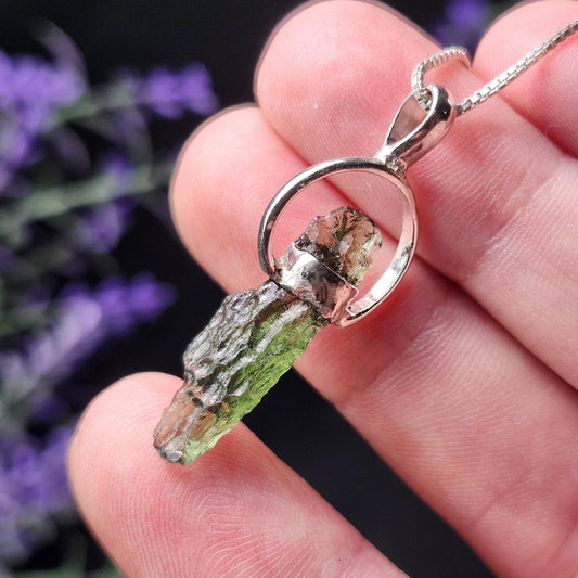 Moldavite Pendant