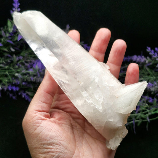 Lemurian Quartz Crystal 402g