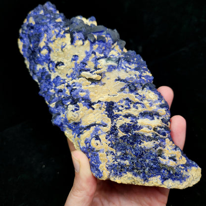 Blue Fluorite Crystal Cluster 1.37 lbs, "Blueberry" Fluorite Crystal Specimen