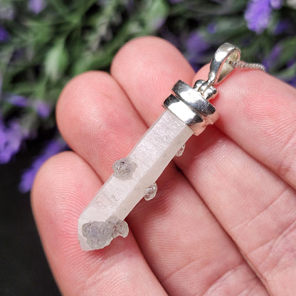 Inner Mongolia Fluorite Quartz Pendant
