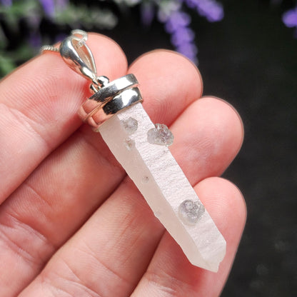 Inner Mongolia Fluorite Quartz Pendant