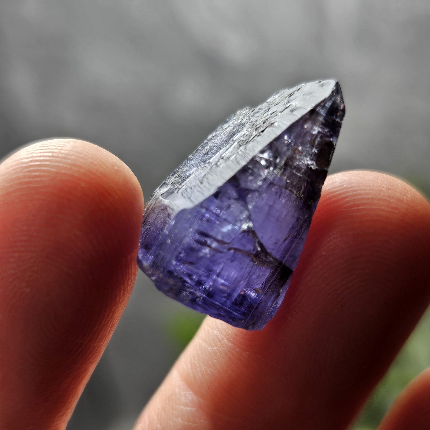 Tanzanite Terminated Crystal: Raw Gemstone Specimen, 3.93g
